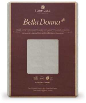 Formesse Spannbettlaken Bella Donna Jersey Grau (0701)