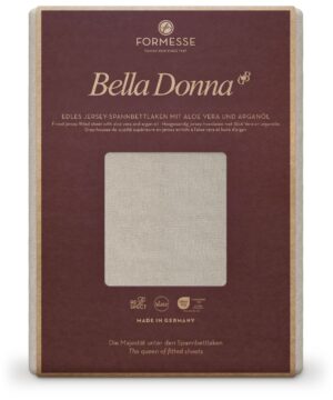 Formesse Spannbettlaken Bella Donna Jersey Perlgrau (0710)