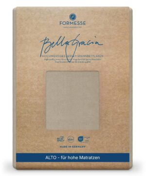 Formesse Spannbettlaken Bella Gracia Alto Champignon (0115)
