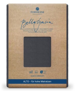 Formesse Spannbettlaken Bella Gracia Alto Anthrazit (0213)