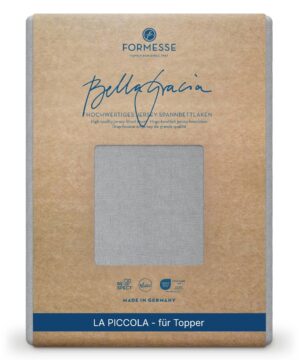 Formesse Spannbettlaken Bella Gracia La Piccola Grau (0701)