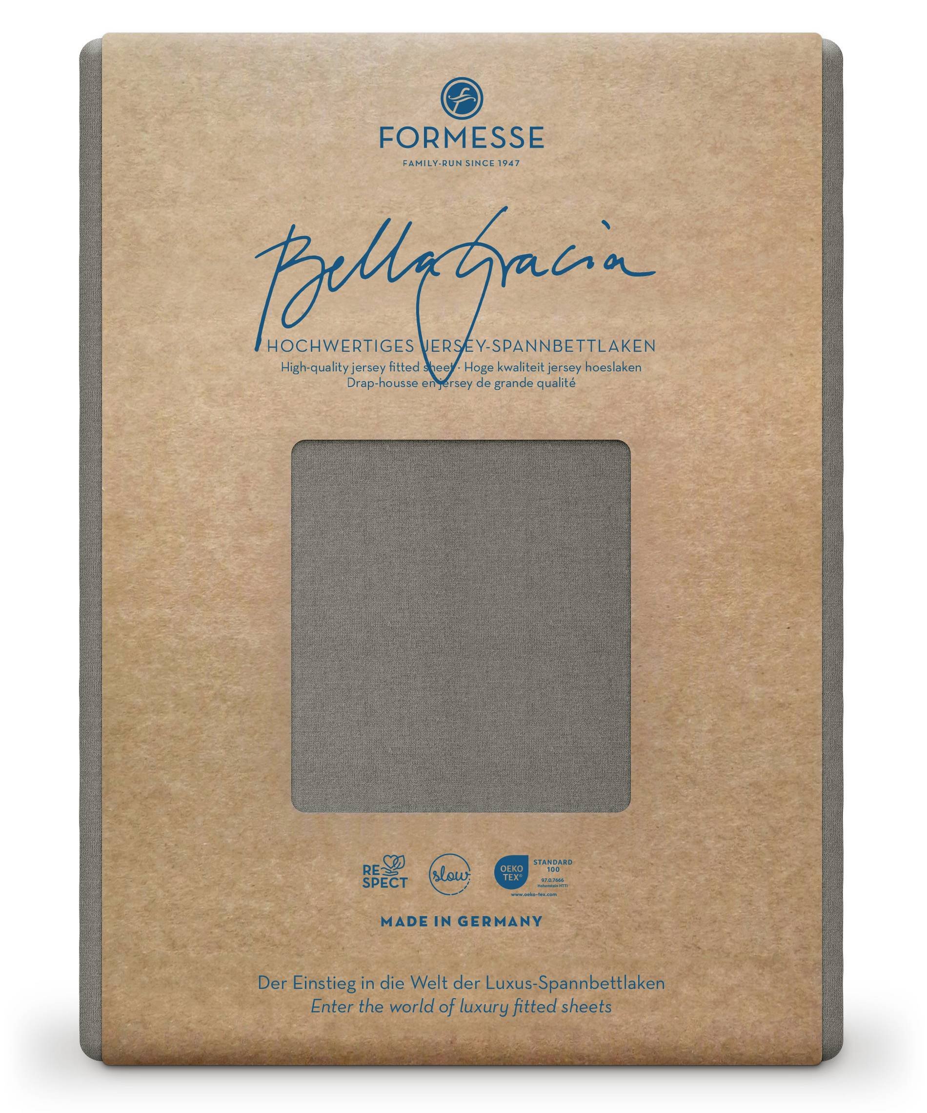 Formesse Spannbettlaken Bella Gracia Platin (0125)