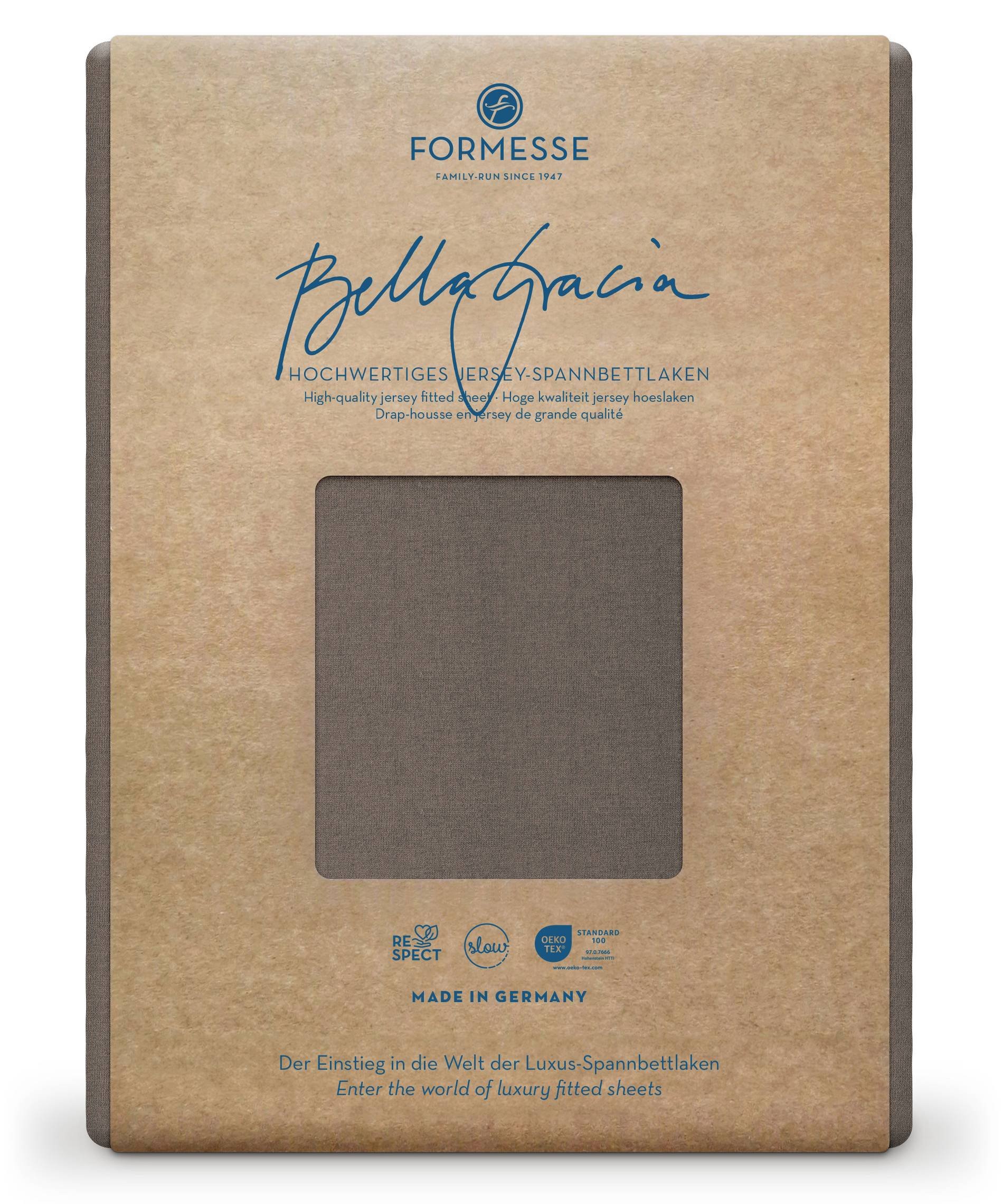 Formesse Spannbettlaken Bella Gracia Trüffel (0126)