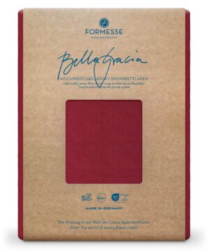 Formesse Spannbettlaken Bella Gracia Karminrot (0188)