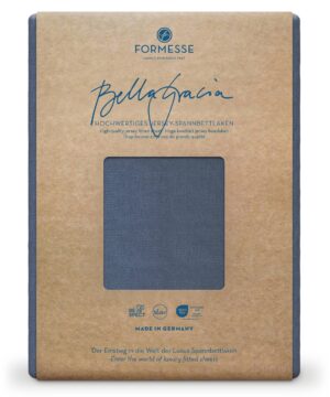 Formesse Spannbettlaken Bella Gracia Blaugrau (0209)
