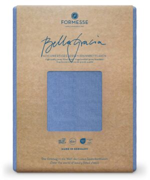 Formesse Spannbettlaken Bella Gracia Jeansblau (0211)