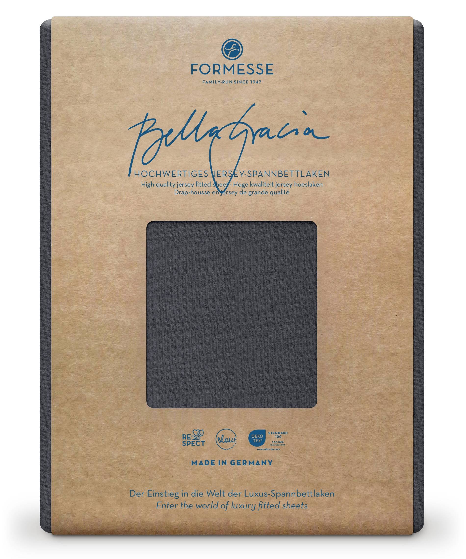 Formesse Spannbettlaken Bella Gracia Anthrazit (0213)