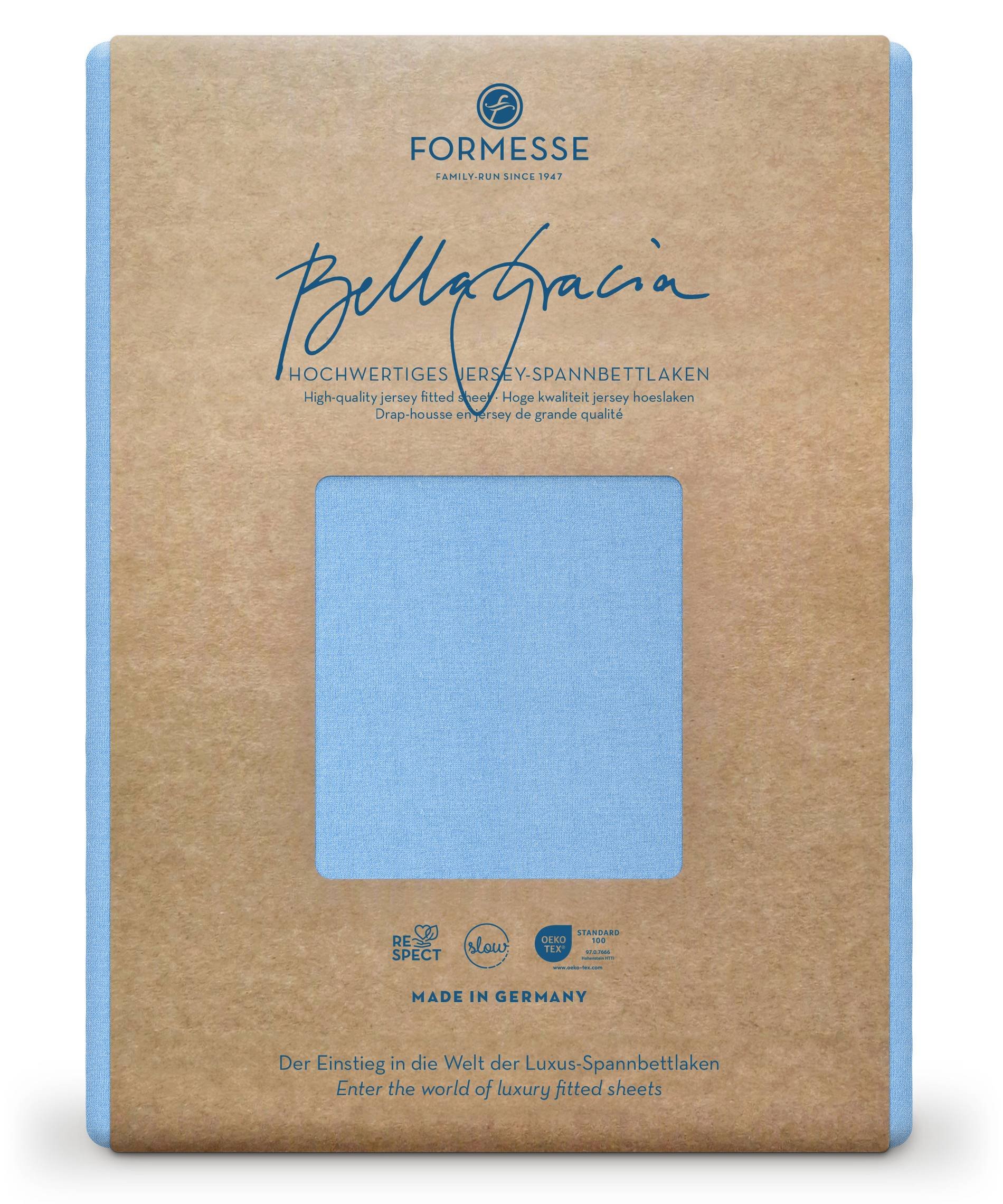 Formesse Spannbettlaken Bella Gracia Hellblau (0522)