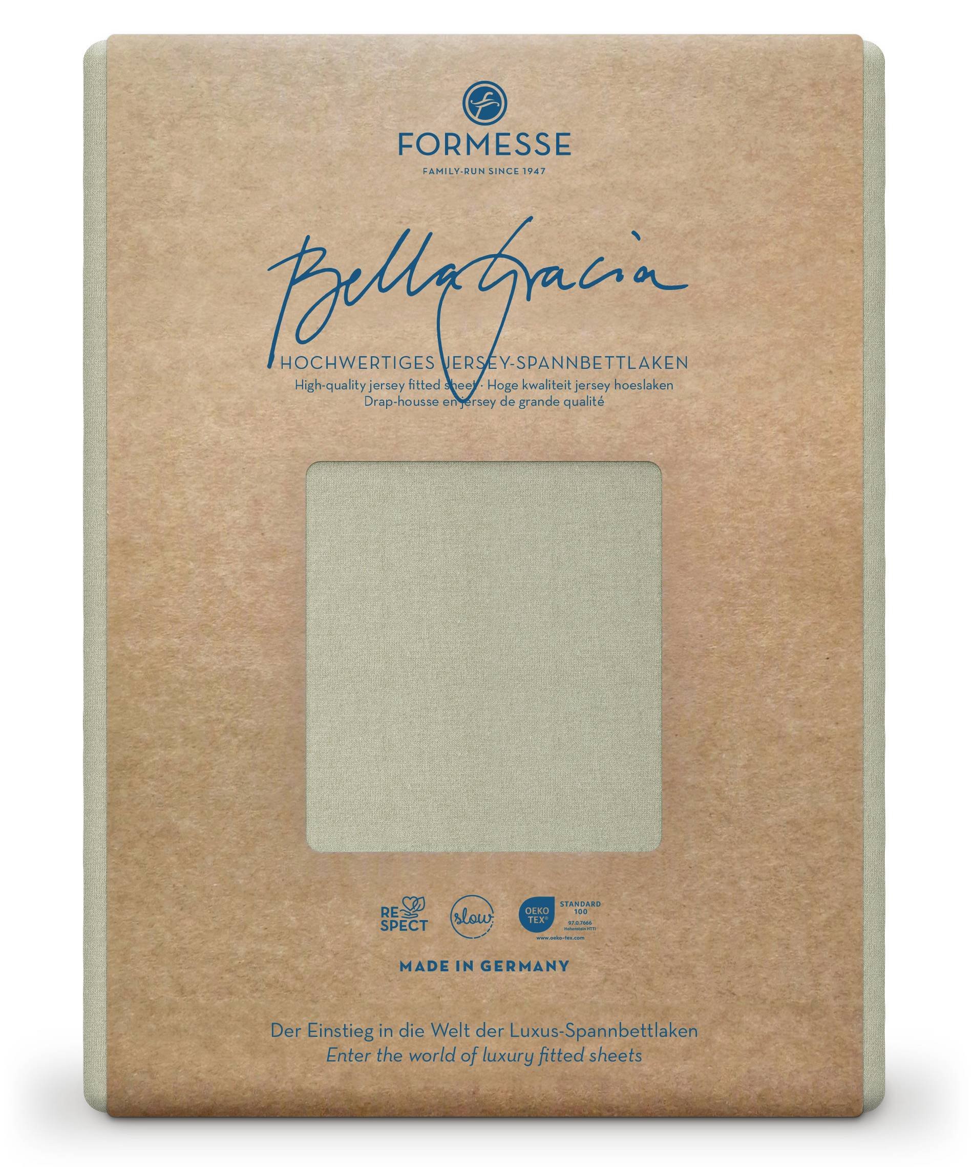 Formesse Spannbettlaken Bella Gracia Graugrün (0633)