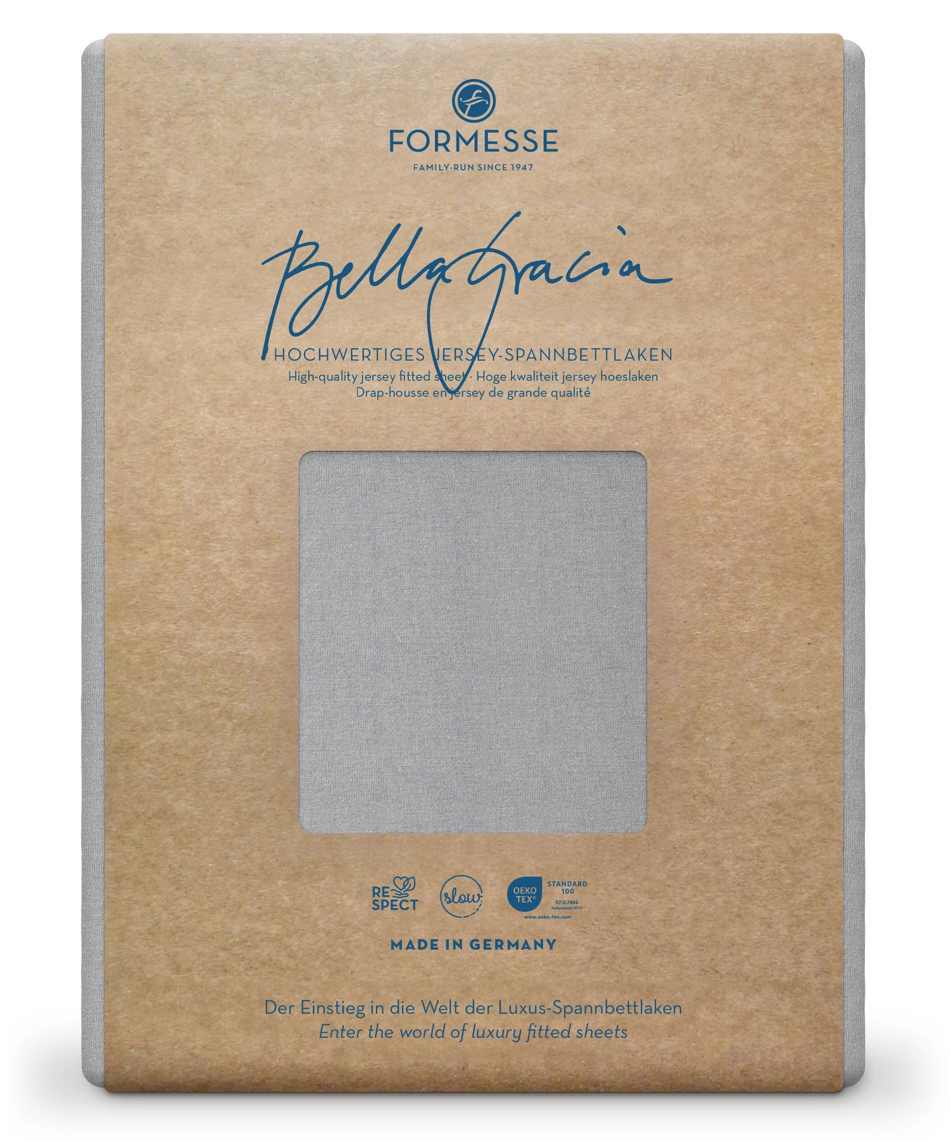 Formesse Spannbettlaken Bella Gracia Grau (0701)