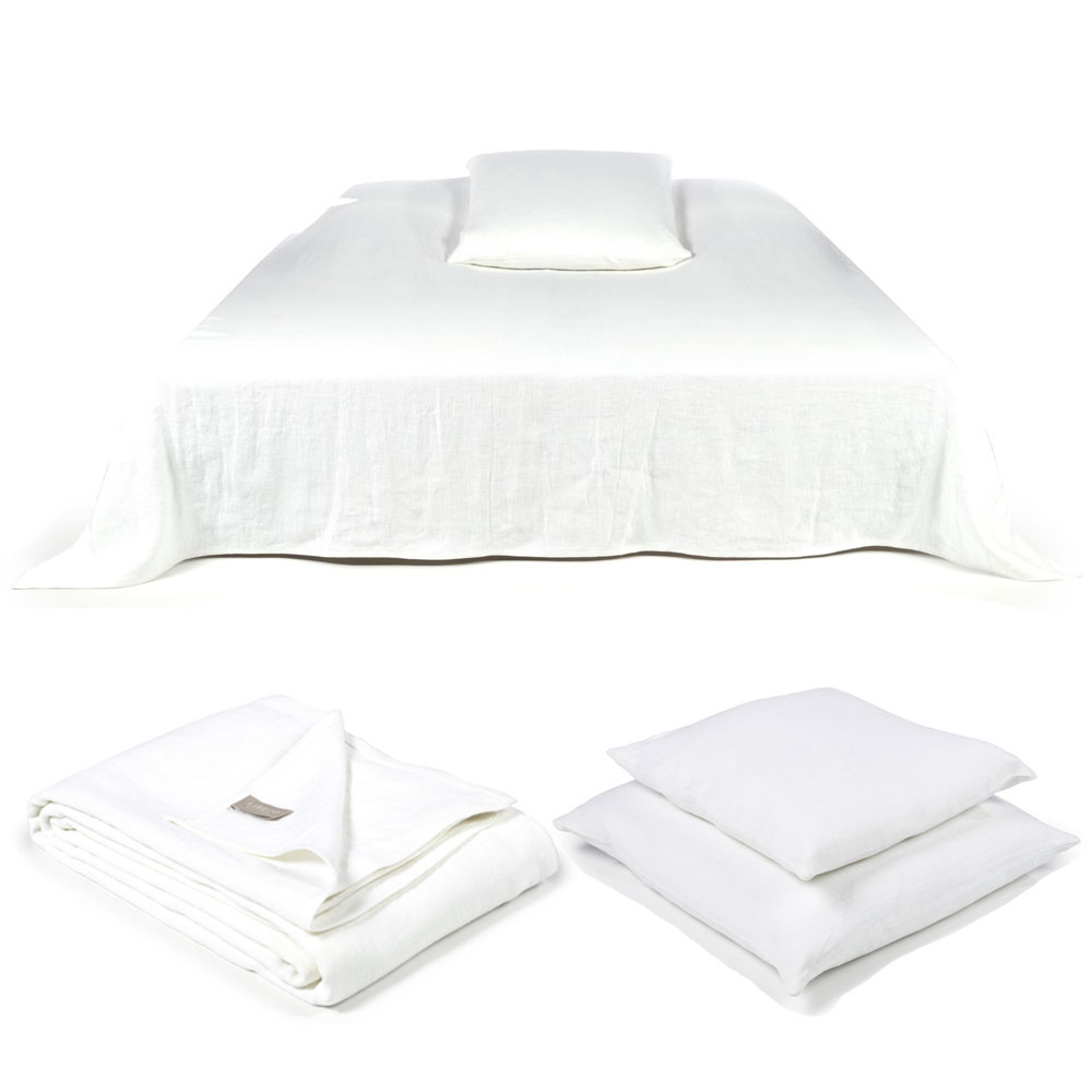 Libeco Tagesdecke Hudson Optic White – Bild 2