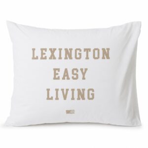 Lexington Kissenbezug Printed Organic Cotton Beige 50 x 70 cm