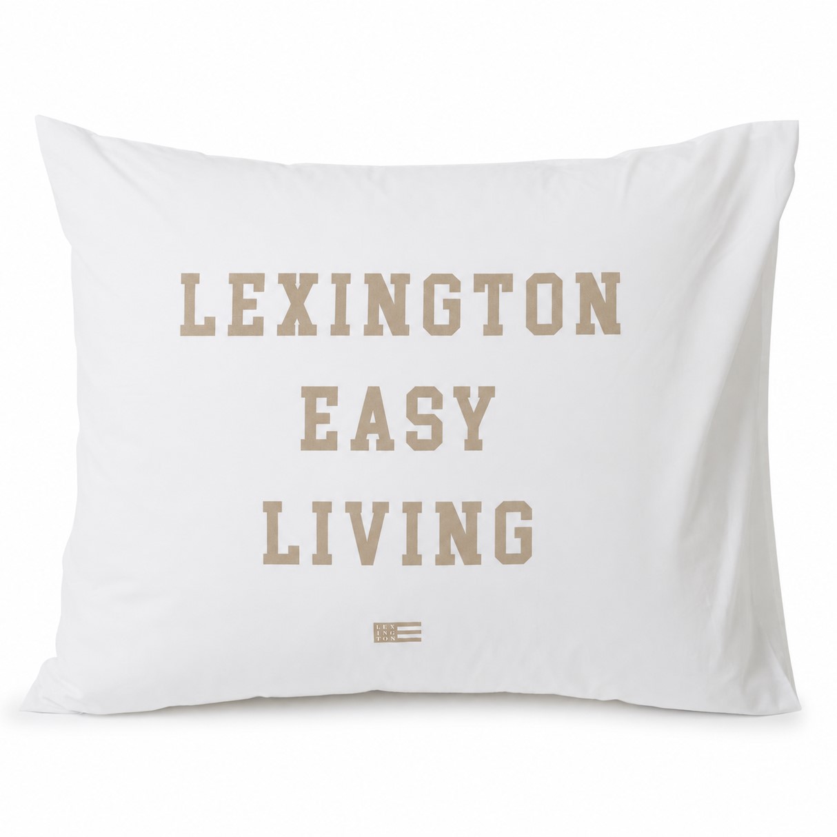 Lexington Kissenbezug Printed Organic Cotton Beige 50 x 70 cm