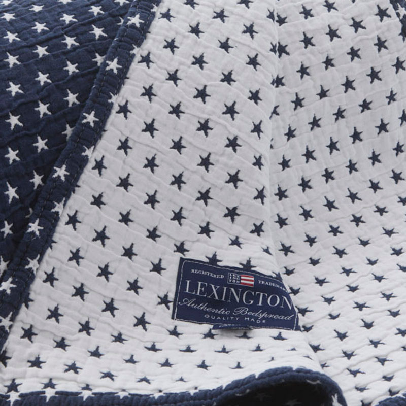 Lexington Tagesdecke Star Navy – Bild 4