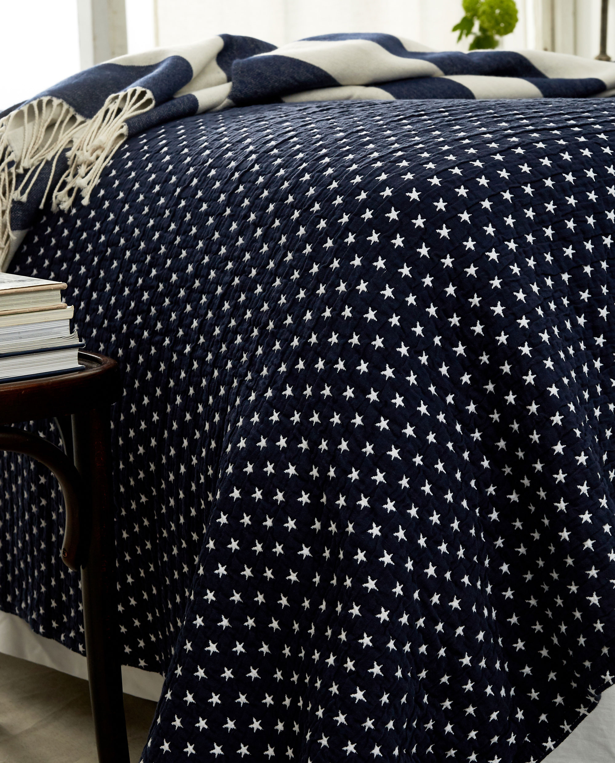 Lexington Tagesdecke Star Navy – Bild 2