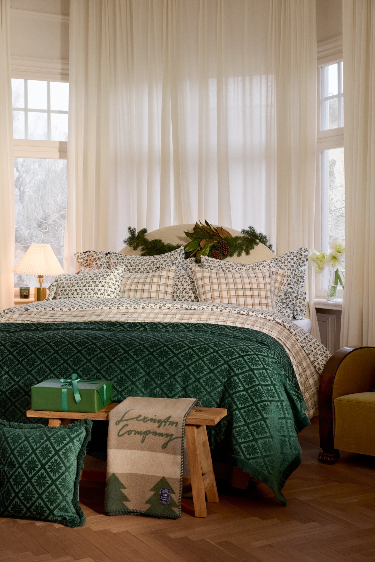 Lexington Bettwäscheset Flower Printed Cotton – Bild 6