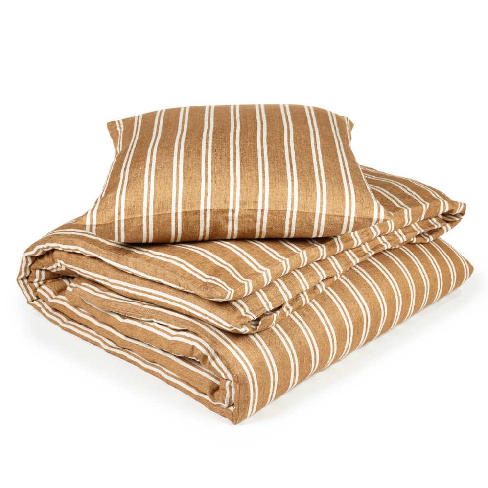Libeco Leinen Bettwäsche Canal Stripe – Bild 9