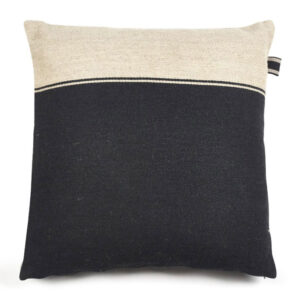 Libeco Dekokissenbezug Marshall Black Flax 63 x 63 cm