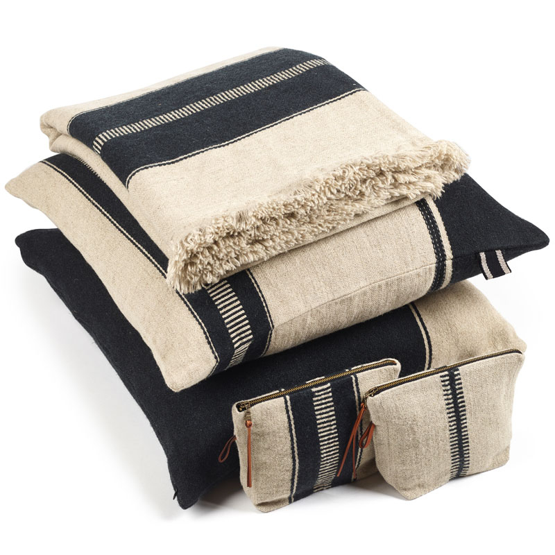 Libeco Dekokissenbezug Marshall Black Flax 63 x 63 cm – Bild 3