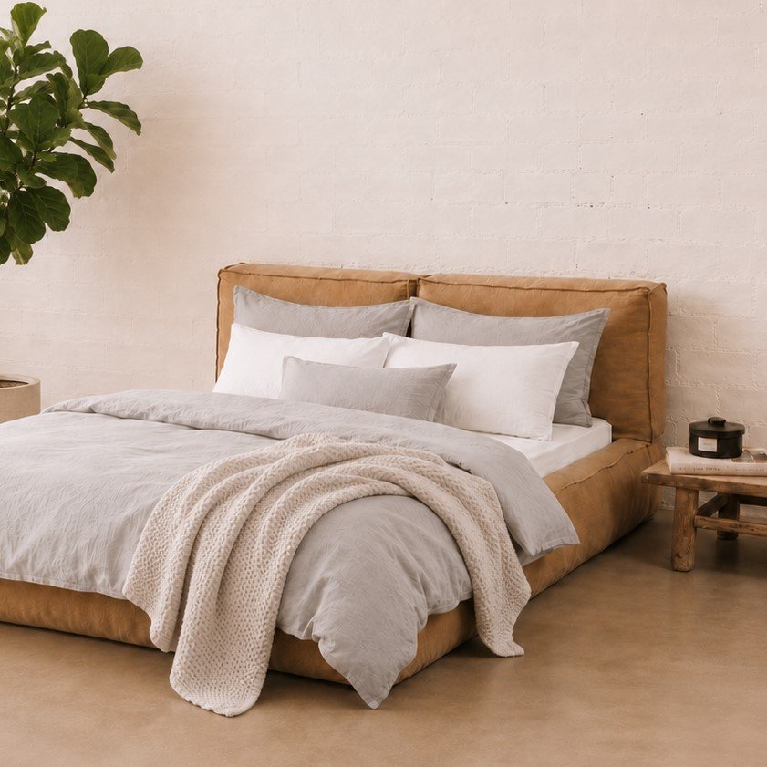 Sunday in Bed Bettwäsche Washed Cotton Grau