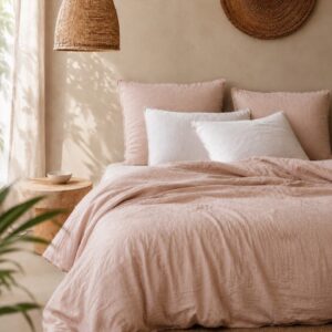 Sunday in Bed Bettwäsche Washed Linen Nude