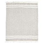 Libeco The Belgian Towel Gray Stripe