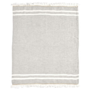 Libeco The Belgian Towel Gray Stripe