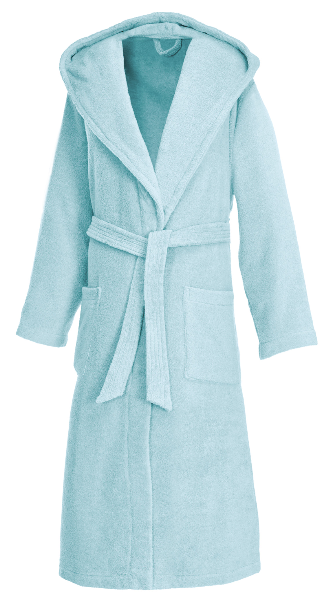 Weseta Kapuzenbademantel Dreamflor Sky Blue (26)