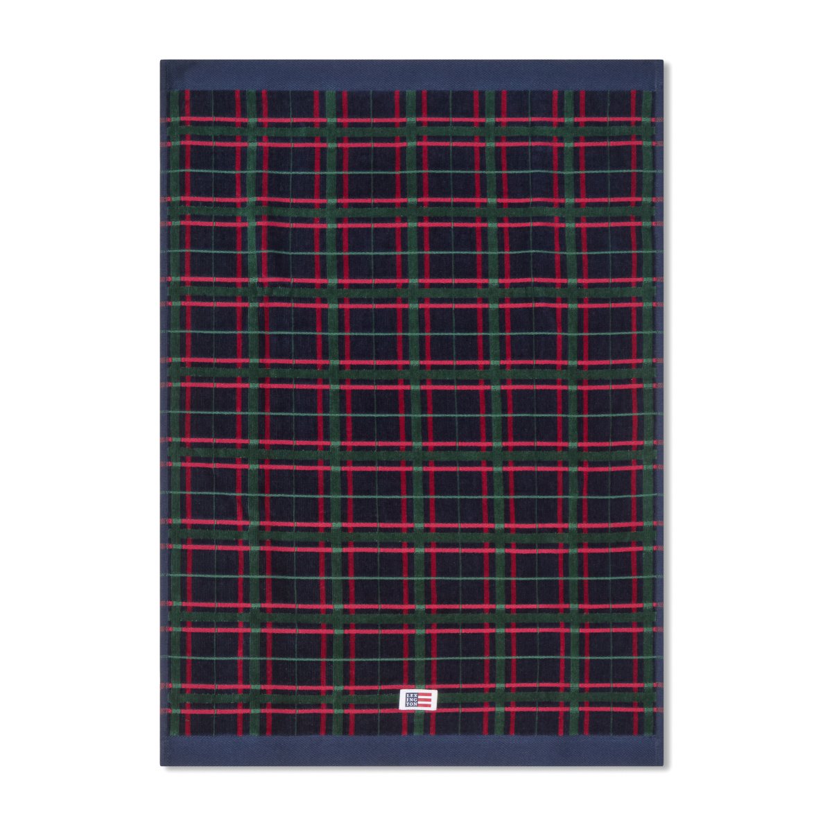Lexington Handtuch-Set kariert Navy/Grün 2 × 50 × 70 cm – Bild 2