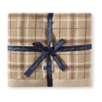 Lexington Handtuch-Set kariert Beige/Grau 2 × 50 × 70 cm