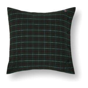 Lexington Kissenbezug Perkal kariert Grün/Navy 50 × 70 cm