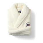 Lexington Bademantel Fleece Weiß XXL