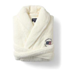 Lexington Bademantel Fleece Weiß XXL