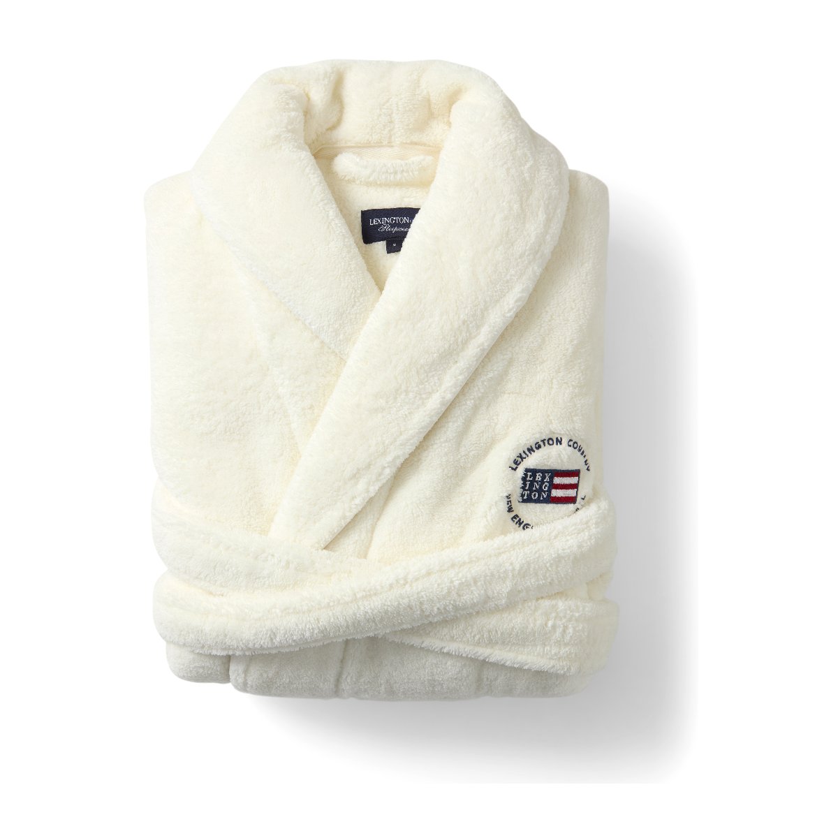 Lexington Bademantel Fleece Weiß XXL