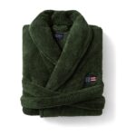 Lexington Bademantel Fleece Dunkelgrün XXL